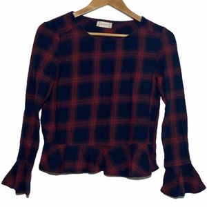 Altar’d State Womens Flutter Blouse